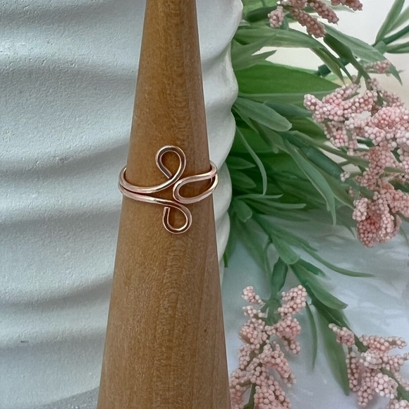14k Rose Gold Filled Toe Ring or Knuckle Ring - Picture 1 of 15